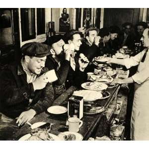  1941 Print Tonys Diner Restaurant David Scherman Dessert Cake 