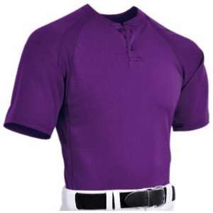  Dri Gear Youth Placket Jerseys, Two Button   (Purple)   Adult Small 