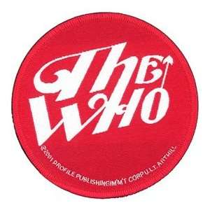  The Who Music Band Red Round Woven Patch 