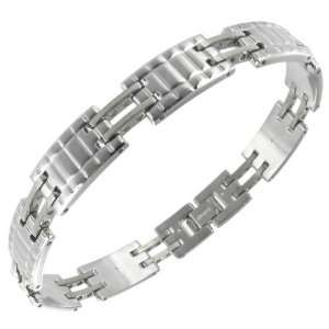 Rochet Roma Linear Link Pattern Solid Stainless Steel Classic Elegant 