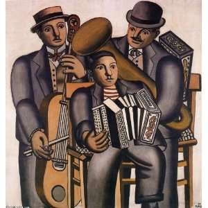     32 x 34 inches   The three musicians 