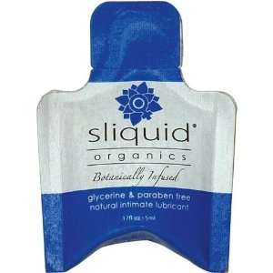 Sliquid organics natural intimate lubricant   .17 oz pillow