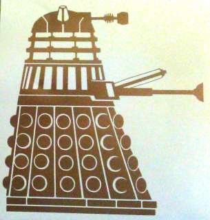 Dr. Doctor Who modern all weather DALEK Vinyl Decal with size & Color 