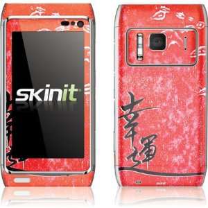   , red good luck Vinyl Skin for Nokia N8 Cell Phones & Accessories