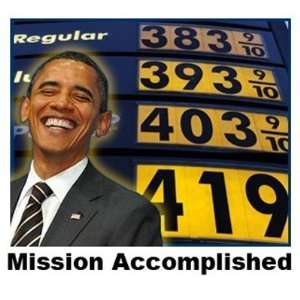  Obamas Skyrocketing Gas Prices Sticker Automotive