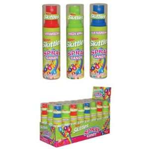 Skittles Sour Candy Spray 24 Count Grocery & Gourmet Food