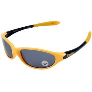  Pittsburgh Steelers Youth Colorblock Sport Sunglasses 