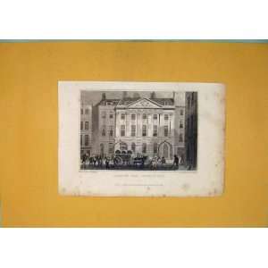  Skinners Hall Dowgate Hill Old Print Antique Fine Art 