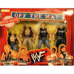  WWF Off the Mat Stone Cold Steve Austin, Rocky Maivia, B.A 
