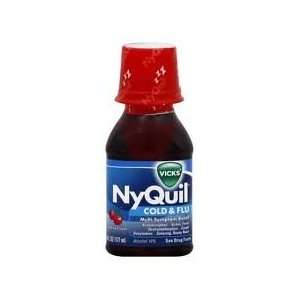 Vicks Nyquil Cold & Flu Multi symptom Relief Liquid 6 Oz 