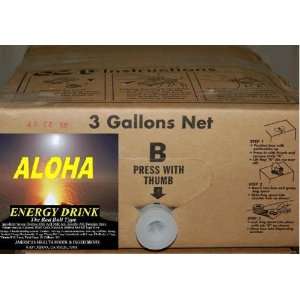  Aloha Energy Drink (Red Bull Type) 3 gallon Bag in box 