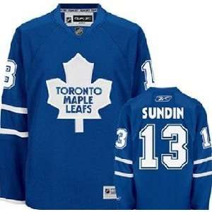  2012 New NHL Toronto Maple Leafs #13 Sundin Blue Ice 