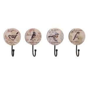   Charming Assorted Bird Wall Hooks With Inspirational Words Home