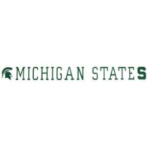   Spartans Decal Outside Michigan State Head & Block s Sports