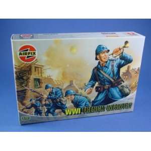  Airfix 172 Toy Soldiers WWI French Infantry 48 Piece Set 