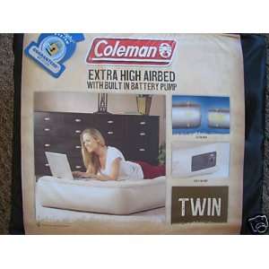 Coleman Extra High Airbed, Built in Pump,11 High