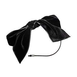  Colette Malouf Wilted Velvet Bow Headband, Black, 1 ea 