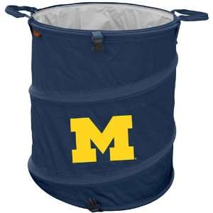   BSS   Michigan Wolverines NCAA Collapsible Trash Can 