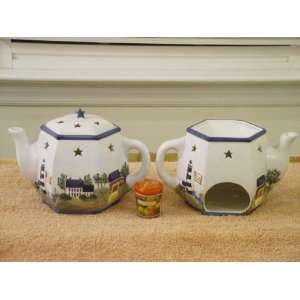  Teapot Simmer Pot Countryside By Waxcessories