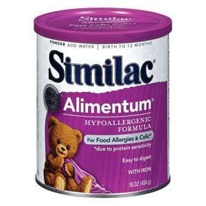 Similac Alimentum Hypoallergenic Formula with Iron, Powder   16 oz, 6 