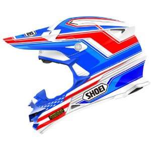  Shoei VFX W Salute Motocross Helmet TC 2 Blue Large L 0145 