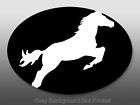 jumping horse decal  