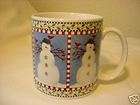debbie mumm snowman mug  