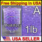 Purple 1lb Crystal Soil Gel Water Marbles for Plants & Wedding Art 