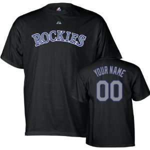  Colorado Rockies Youth   Customized with Your Name   Black 