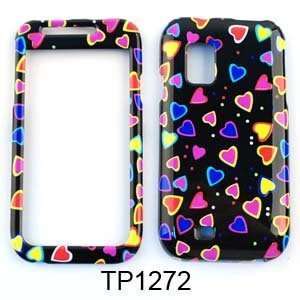   MESMERIZE CASE COVER COLORFUL HEARTS Cell Phones & Accessories