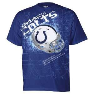  Reebok Mens Indianapolis Colts Helmitude T shirt