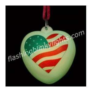  American Light Up Bubble Heart Necklaces   SKU NO 11355 
