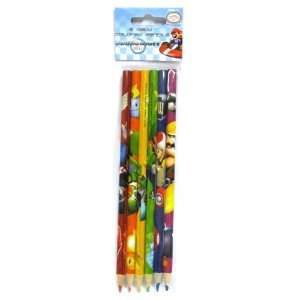  Mario Color Pencils 6ct Toys & Games