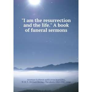 book of funeral sermons Dau, W. H. T. (William Herman Theodore 