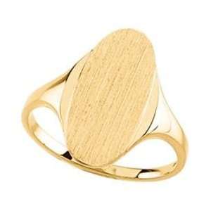  10K Yellow Gold Signet Ring Jewelry