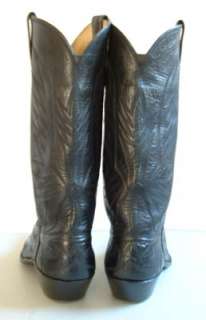 Mens Cowboy Boots Custom Ostrich Pointed Toes Knife Pocket   11 E 
