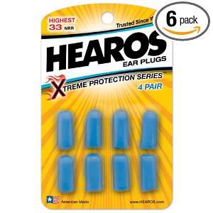  Hearos Xtreme Protection Series Ear Plugs, 4 Count (Pack 