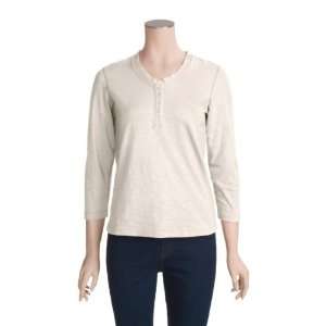  White Sierra Cotton Rich Seaside Shirt   3/4 Sleeve (For 