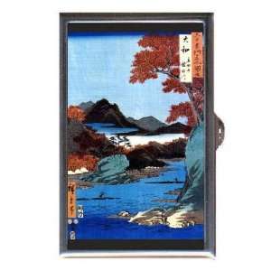  Japanese Woodblock Mountains Coin, Mint or Pill Box Made 