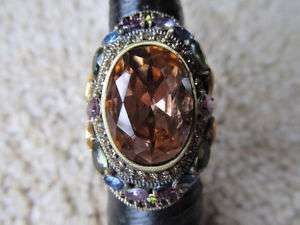 New HEIDI DAUS Shirli Stunning Crystal Ring Sz 10   