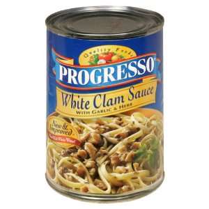 Progresso White Clam Sauce with Garlic & Herb 15 oz (Pack of 12 
