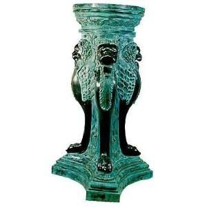  Metropolitan Galleries SRB992250 Column 3 Lions Bronze 
