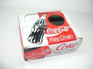 OLD 1992 COCA COLA COKE KEY CHAIN STORE DISPLAY BOX  