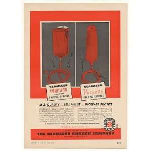  1948 Seamless Rubber Compacto Packette Syringe Trade Print 