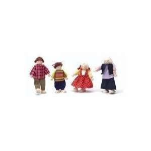  Doll Family  Caucasian Toys & Games