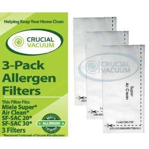 com High Quality Replacement 3 Pack Allergen Super Air Clean Filters 
