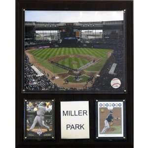  MLB Miller Park Stadium Plaque