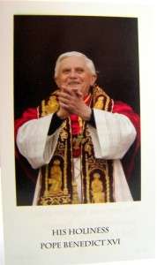Lot 3 Paper Holy Cards Pope Benedict His Holiness XVI Bishop Of 