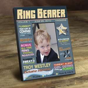  Personalized Ring Bearer Magazine Frame 