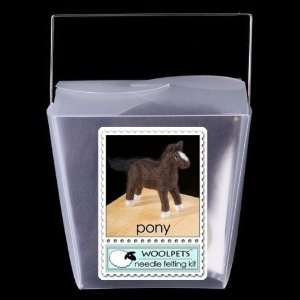  Pony Wool Needle Felting Craft Kit by WoolPets. Made in 